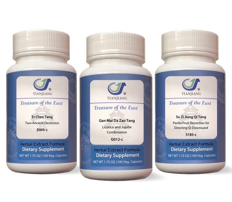 Capsules - Er Chen Tang, Gan Mai Da Zao Tang, Su Zi Jiang Qi Tang Capsules