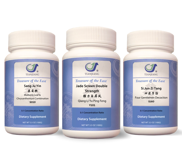 Formulas - Sang Ju Yin, Si Jun Zi Tang, Qiang Li Yu Ping Feng Granules