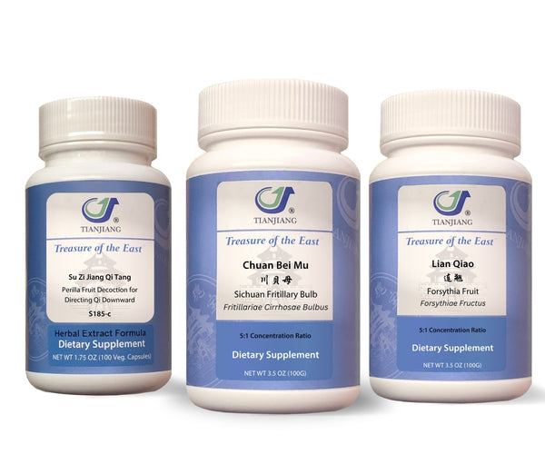Respiration Support - Su Zi Jiang Qi Tang Capsules, Chuan Bei Mu, Lian Qiao