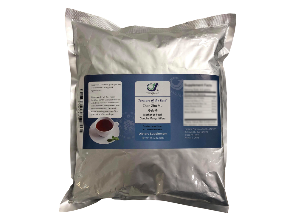 Zhen Zhu Mu - 珍珠母 - Mother-of-Pearl (1kg/2.2lbs/foil bag)
